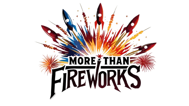 logo more than fireworks