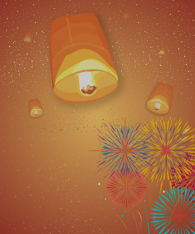 fireworks happy new year