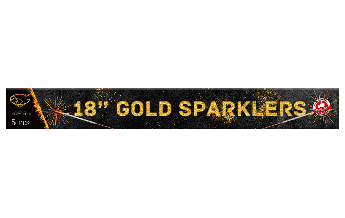 gold sparkler