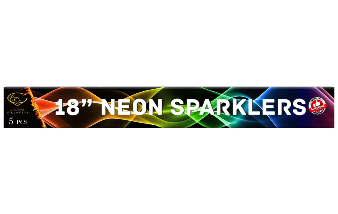 neon sparkler