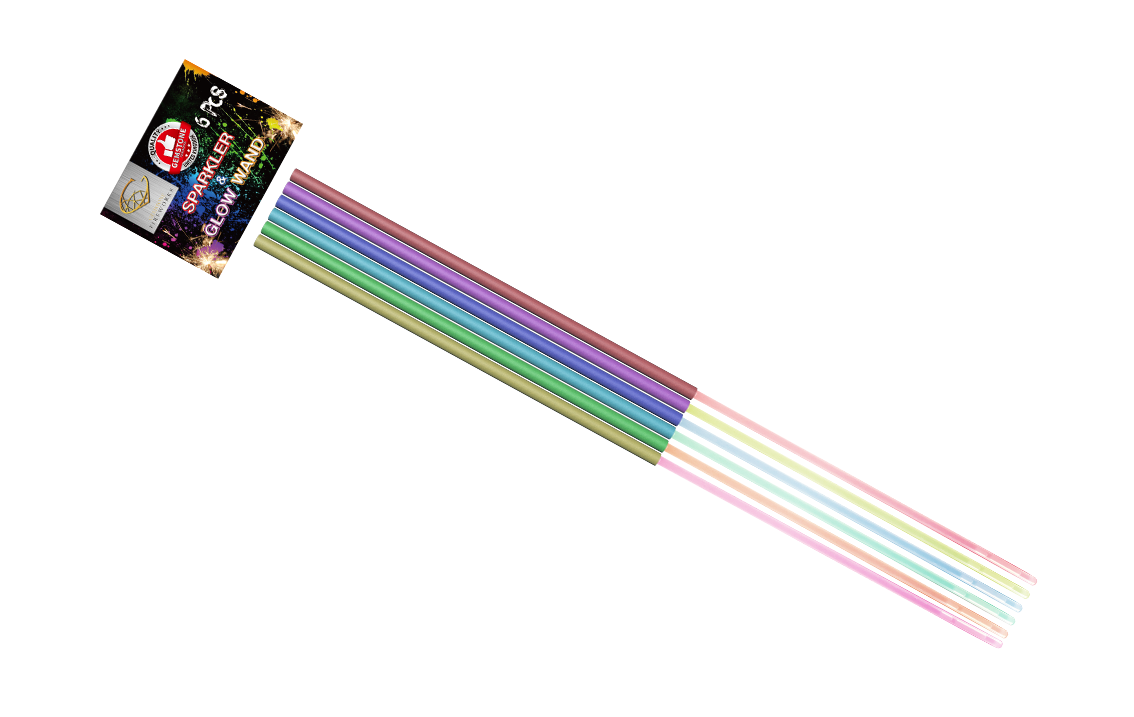 sparkler and glow wand